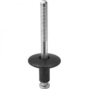 inch Aluminum Rivet Black   inch Flange Grip   inch   inch WF