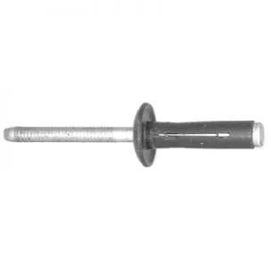 inch Aluminum Rivet Black Leg Retaining Grip to   inch WF