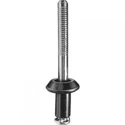 inch Aluminum Rivet Black Rec Head   inch Flange Grip   inch WF