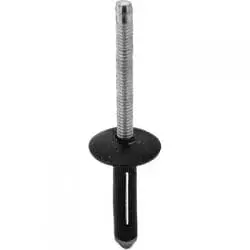 inch Aluminum Rivet Leg Retaining Black WF