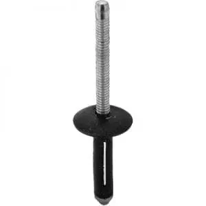 inch Aluminum Rivet Leg Retaining Black WF