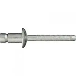 inch Steel Rivet Black   inch Flange Grip to   inch WF