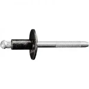 inch Steel Rivet Large   inch Flange Black Grip   inch   inch WF