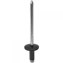 inch Aluminum Rivet Large   inch Flange Black Dome Head Grip to   inch WF
