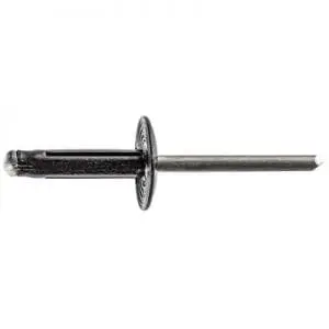 inch Aluminum Leg Ret Rivet Black   inch Flange WF