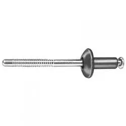 inch Aluminum Rivet Black Rec Head Grip to   inch WF