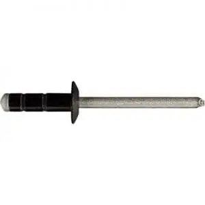 Aluminum Rivet Black  Flange Grip   WF