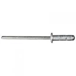 mm Aluminum Rivet Large Flange Stainless Grip to