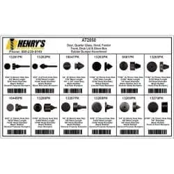Door, Quarter, Glass, Hood, Fender, Trunk, Deck Lid and Glove Box Rubber Bumper Assortment