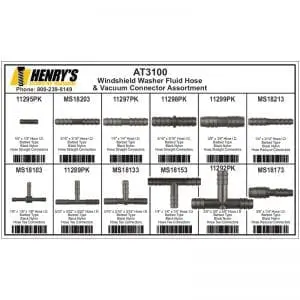 Windshield Washer Fluid Hose & Vacuum Connector Assortment