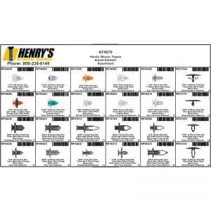 Honda, Nissan, Toyota Import Retainer Assortment