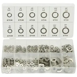 AssortmentTrayStainlessLockandFlatWashersAT