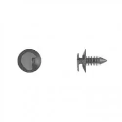 Black Nylon Door Panel Retainer mm Hole mm Stem WF