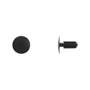 Black Nylon Hood Seal Retainer  Hole  Stem WF