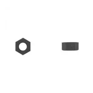 Black Nylon License Plate Nut