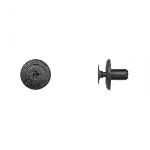 Black Nylon Phillips Screw Retainer mm Hole mm Stem WF