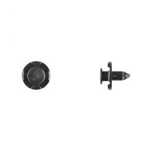 Black Nylon Push Bumper Retainer mm Hole mm Stem WF