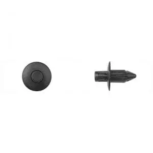 Black Nylon Push Type Retainer