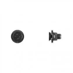 Black Nylon Rocker Moulding Retainer mm Hole mm Flange WF
