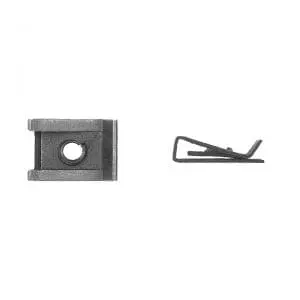 Black Short Type U Nut  Screw Size Range