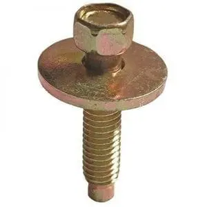 Body Bolt mm mm Loose mm Washer Zinc Yellow WF