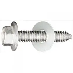 Body Bolt Flange Head Stainless   inch    inch   inch Washer WF