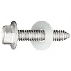 Body Bolt Flange Head Stainless   inch    inch   inch Washer WF
