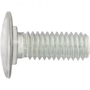 Bumper Bolt Stainless Steel Cap   inch  inch Flat Head WF