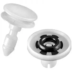 Door Panel Retainer Set w Seal mm Head White WF