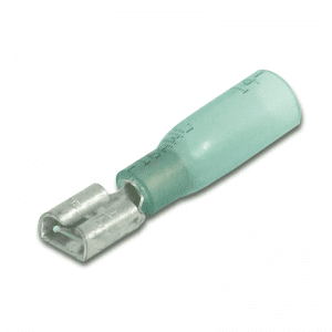 HeatShrinkQuickConnectFemaleVinylBlue Ga