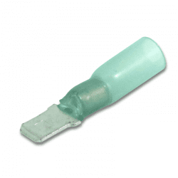 HeatShrinkQuickConnectMaleVinylBlue Ga
