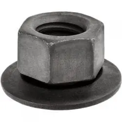 Hex Nut   inch  with Loose   inch Washer and   inch Hex Head WF