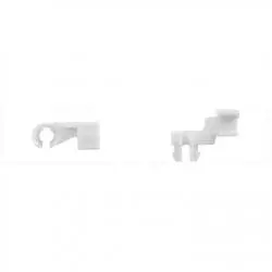Natural Nylon Door Rod Clips
