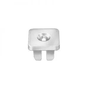 Nylon Nut  Screw Hole mm Square WF