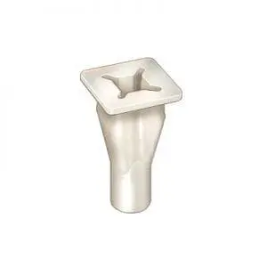 Nylon Nut  Screw Hole mm Square