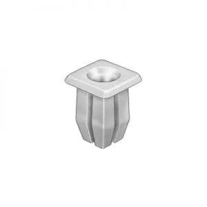 Nylon Nut   Screw Hole   inch Square WF