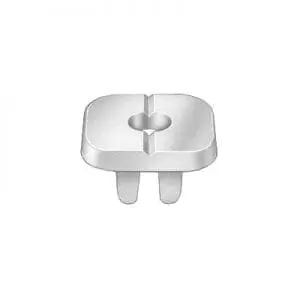 Nylon Nut  Screw Hole mm Square WF