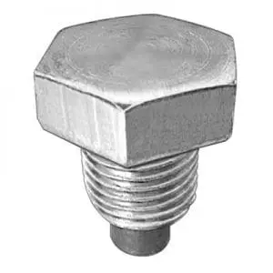 Oil Drain Plug Magnetic   Hex  Length  MS