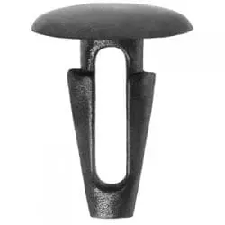 Panel Fastener mm Hole mm Long mm Raised Head Gloss Black WF