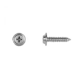 Phillips Zinc Flat Top Screw    O