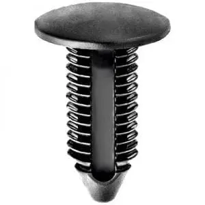 Push Nail mm Hole mm Long mm Head Black WF