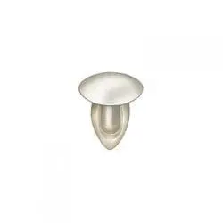 Push Nail   inch Hole White w Strip Trim WF