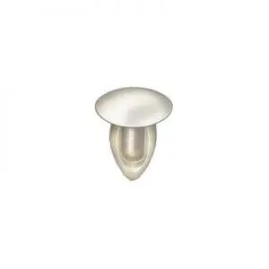 Push Nail   inch Hole White w Strip Trim WF