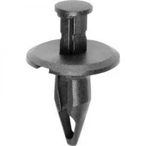 Push Pin Rivet mm Hole mmW Shoulder Black WF