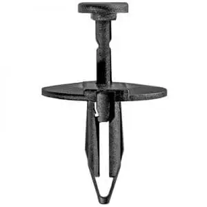 Push Pin Rivet mm Hole mmW No Shoulder Black WF