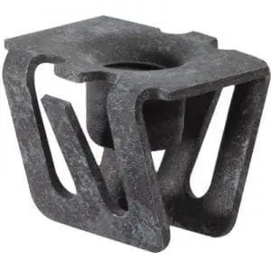 Retainer Metal Nut mm Square Hole WF