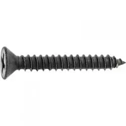 Screw Phillips Flat Head Black   WF