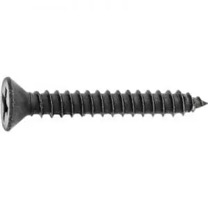 Screw Phillips Flat Head Black   WF