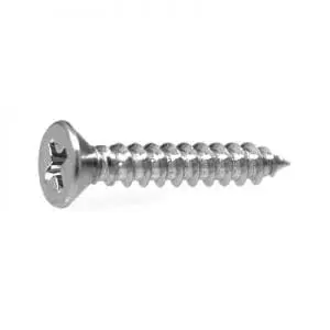 Screw Phillips Flat Head Zinc Plated   WF
