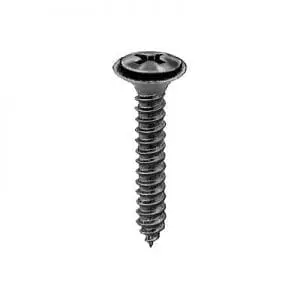 Screw Phillips Flat Washer Black  Hd WF